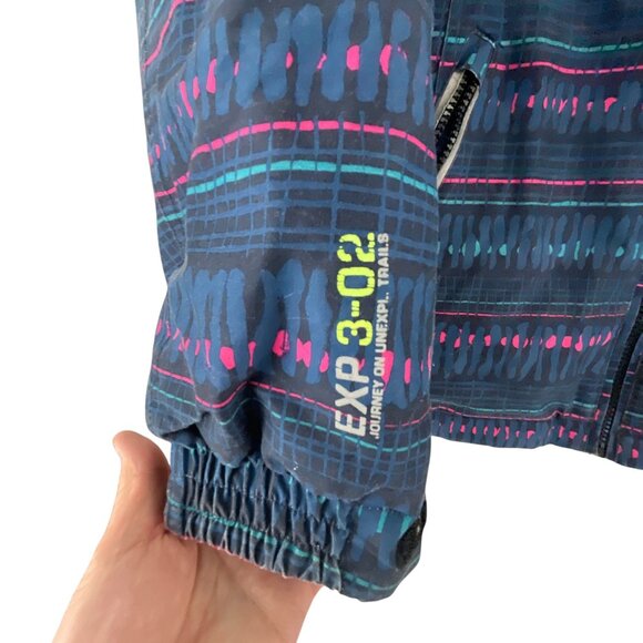 Killtec Waterproof Breathable Jacket Youth 14 Patterned Winter Outerwear Ski - Picture 5 of 11